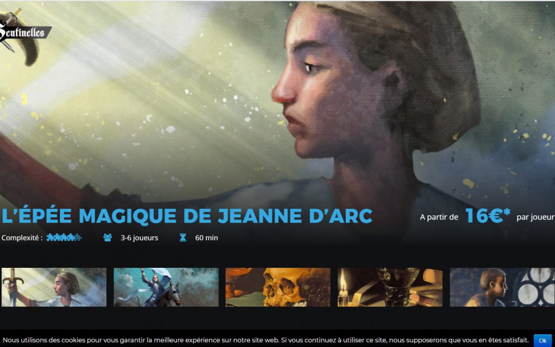 jda-escape.com – Création d’un site de réservation pour un Escape Game