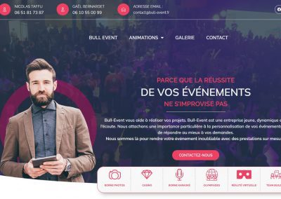 Bullevent.fr – Création d’un site Web institutionnel