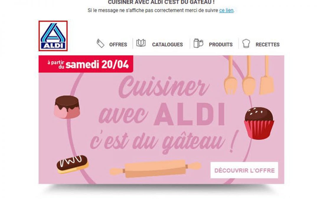 www.aldi.fr – Création et gestion des newsletters bihebdomadaire