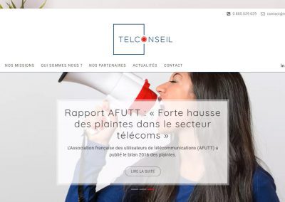 telconseil.fr – Création d’un site Web vitrine